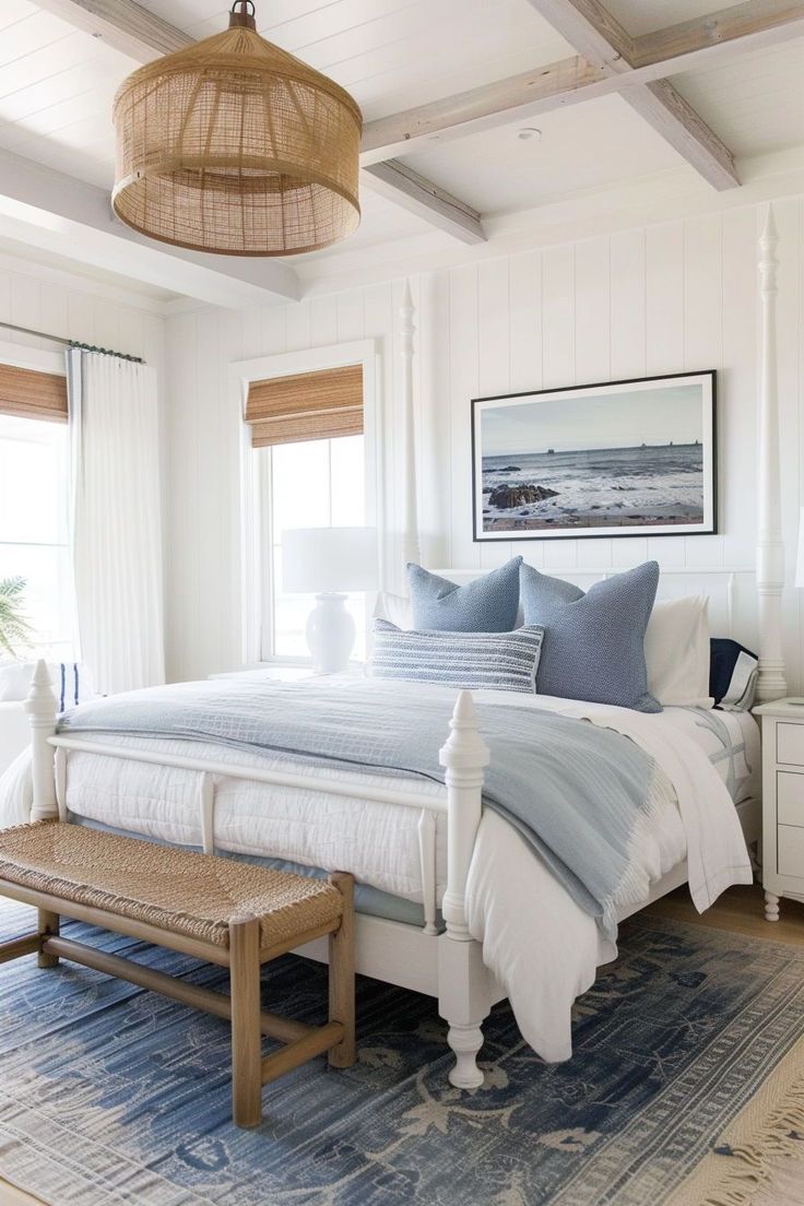 130+ Serene Coastal Bedroom Decor Ideas