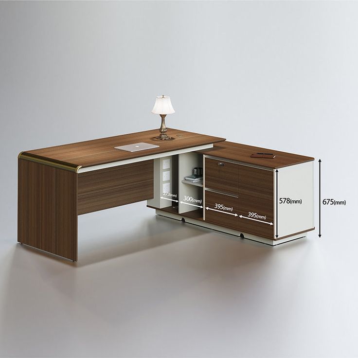 ANDERSON Executive Desk 2_0M Reversible - Hazelnut & Beige