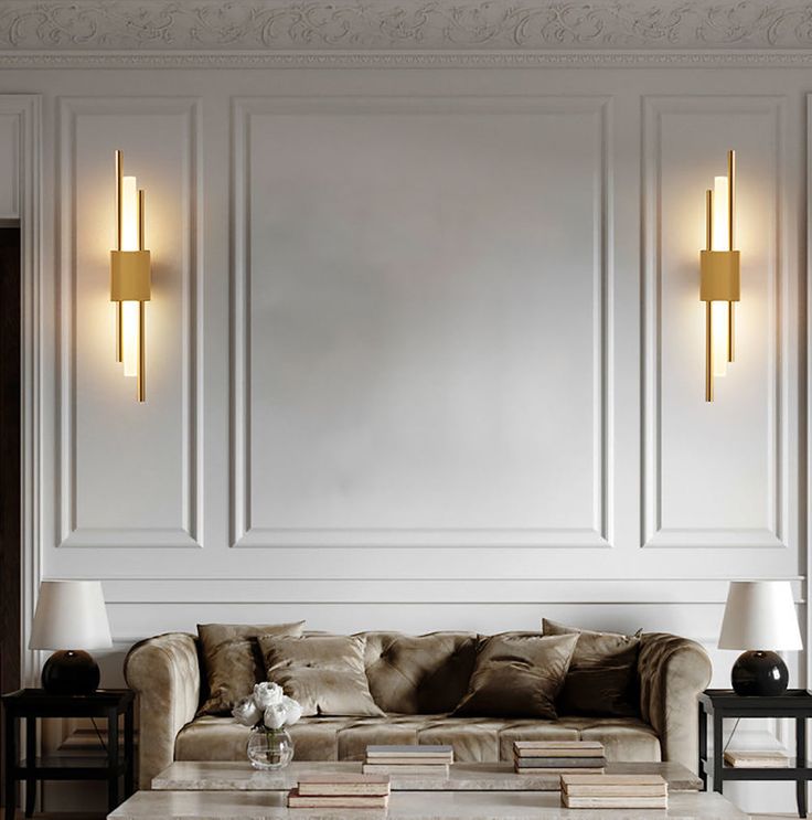 Aeyee LED Wall Sconce Lighting, Modern Vanity Light Fixture, 4000K Bath Light with Acrylic Shade - White
