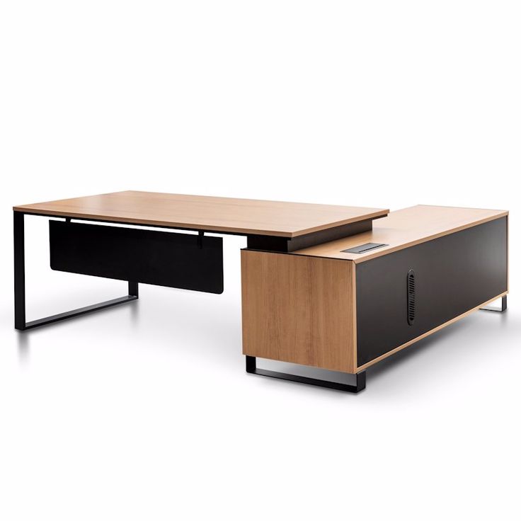 Janell 2_3m Left Return Office Desk - Natural