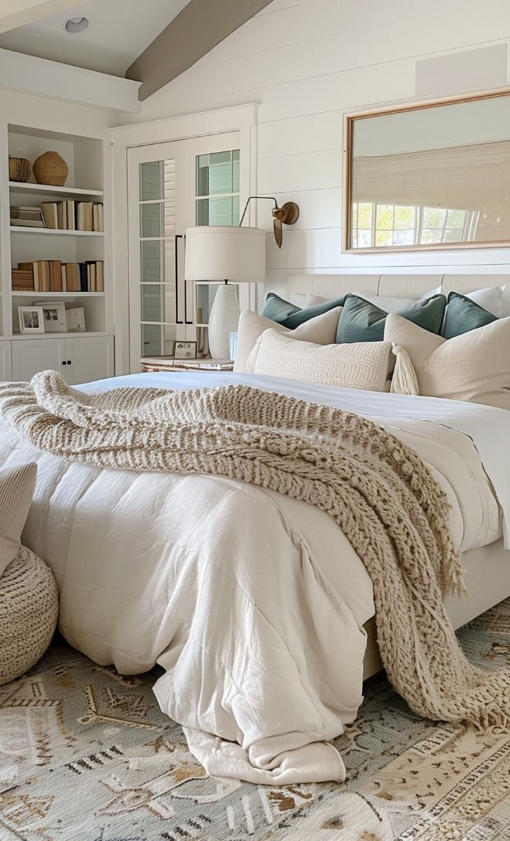 Modern cottage bedroom makeover