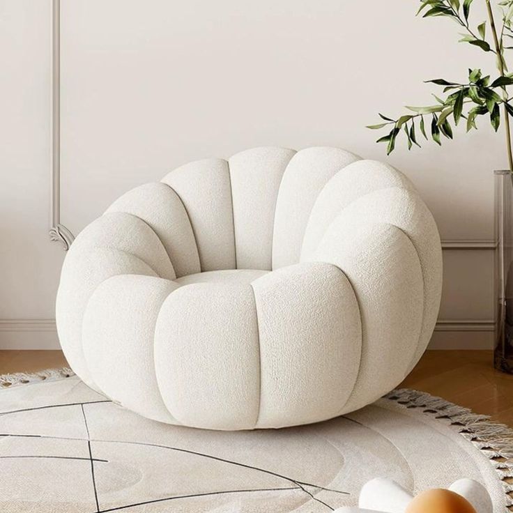Pumpkin Accent Chair
